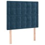 Cama box spring colchón y LED terciopelo azul oscuro 80x200 cm de vidaXL, Camas y somieres - Ref: Foro24-3136333, Precio: 294...