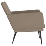 Sillón de cuero sintético color capuchino 61x78x80 cm en Sillones | Comprar online en Foru.es