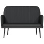 Banco de cuero sintético negro 107x80x81 cm en Bancos | Comprar online en Foru.es