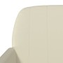 Banco de cuero sintético color crema 107x80x81 cm en Bancos | Comprar online en Foru.es