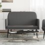 Banco de cuero sintético gris 107x80x81 cm en Bancos | Comprar online en Foru.es