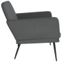 Banco de cuero sintético gris 107x80x81 cm en Bancos | Comprar online en Foru.es