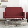 Banco de cuero sintético rojo tinto 107x80x81 cm en Bancos | Comprar online en Foru.es
