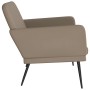 Banco de cuero sintético color capuchino 107x80x81 cm en Bancos | Comprar online en Foru.es