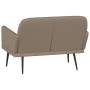 Banco de cuero sintético color capuchino 107x80x81 cm en Bancos | Comprar online en Foru.es