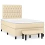 Cama box spring con colchón tela color crema 120x200 cm de vidaXL, Camas y somieres - Ref: Foro24-3136826, Precio: 464,13 €, ...