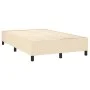 Cama box spring con colchón tela color crema 120x200 cm de vidaXL, Camas y somieres - Ref: Foro24-3136826, Precio: 464,13 €, ...