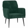 Sillón de terciopelo verde oscuro 62x79x79 cm en Sillones | Comprar online en Foru.es