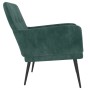 Sillón de terciopelo verde oscuro 62x79x79 cm en Sillones | Comprar online en Foru.es