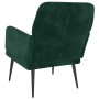 Sillón de terciopelo verde oscuro 62x79x79 cm en Sillones | Comprar online en Foru.es
