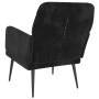 Sillón de terciopelo negro 62x79x79 cm en Sillones | Comprar online en Foru.es