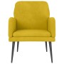 Sillón de terciopelo amarillo 62x79x79 cm en Sillones | Comprar online en Foru.es