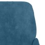 Sillón de terciopelo azul 62x79x79 cm en Sillones | Comprar online en Foru.es