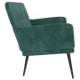Banco de terciopelo verde oscuro 108x79x79 cm en Bancos | Comprar online en Foru.es