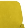 Banco de terciopelo amarillo 108x79x79 cm en Bancos | Comprar online en Foru.es