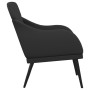 Sillón de cuero sintético negro 63x76x80 cm en Sillones | Comprar online en Foru.es