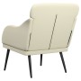 Sillón de cuero sintético color crema 63x76x80 cm en Sillones | Comprar online en Foru.es