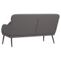 Banco de cuero sintético gris 110x76x80 cm en Bancos | Comprar online en Foru.es
