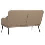 Banco de cuero sintético color capuchino 110x76x80 cm en Bancos | Comprar online en Foru.es
