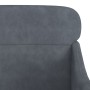 Sillón de terciopelo gris oscuro 63x76x80 cm en Sillones | Comprar online en Foru.es