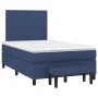 Cama box spring con colchón tela azul 120x200 cm de vidaXL, Camas y somieres - Ref: Foro24-3136427, Precio: 454,55 €, Descuen...