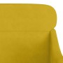 Sillón de terciopelo amarillo 63x76x80 cm en Sillones | Comprar online en Foru.es