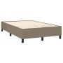 Cama box spring con colchón tela gris taupe 120x200 cm de vidaXL, Camas y somieres - Ref: Foro24-3136825, Precio: 449,90 €, D...