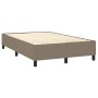 Cama box spring con colchón tela gris taupe 120x200 cm de vidaXL, Camas y somieres - Ref: Foro24-3136825, Precio: 457,03 €, D...