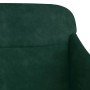 Banco de terciopelo verde oscuro 110x76x80 cm en Bancos | Comprar online en Foru.es
