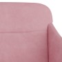 Banco de terciopelo rosa 110x76x80 cm en Bancos | Comprar online en Foru.es