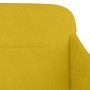 Banco de terciopelo amarillo 110x76x80 cm en Bancos | Comprar online en Foru.es