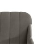 Sillón de terciopelo gris oscuro 63x76x80 cm en Sillones | Comprar online en Foru.es