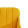 Sillón de terciopelo amarillo 63x76x80 cm en Sillones | Comprar online en Foru.es