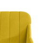 Banco de terciopelo amarillo 110x76x80 cm en Bancos | Comprar online en Foru.es
