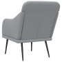 Sillón de tela gris claro 63x76x80 cm en Sillones | Comprar online en Foru.es
