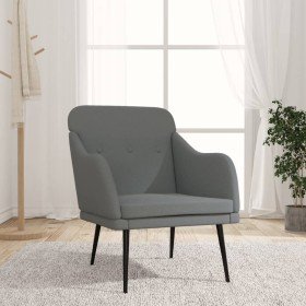 Sillón de tela gris oscuro 63x76x80 cm en Sillones | Comprar online en Foru.es