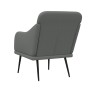 Sillón de tela gris oscuro 63x76x80 cm en Sillones | Comprar online en Foru.es
