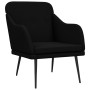 Sillón de tela negro 63x76x80 cm en Sillones | Comprar online en Foru.es