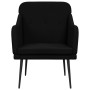 Sillón de tela negro 63x76x80 cm en Sillones | Comprar online en Foru.es