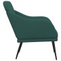 Sillón de tela verde oscuro 63x76x80 cm en Sillones | Comprar online en Foru.es