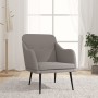 Sillón de tela gris taupe 63x76x80 cm en Sillones | Comprar online en Foru.es