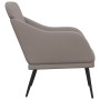 Sillón de tela gris taupe 63x76x80 cm en Sillones | Comprar online en Foru.es