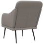 Sillón de tela gris taupe 63x76x80 cm en Sillones | Comprar online en Foru.es