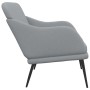 Banco de tela gris claro 110x76x80 cm en Bancos | Comprar online en Foru.es