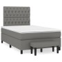Cama box spring con colchón tela gris oscuro 120x200 cm de vidaXL, Camas y somieres - Ref: Foro24-3136822, Precio: 462,75 €, ...