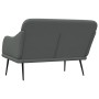 Banco de tela gris oscuro 110x76x80 cm en Bancos | Comprar online en Foru.es