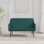 Banco de tela verde oscuro 110x76x80 cm en Bancos | Comprar online en Foru.es