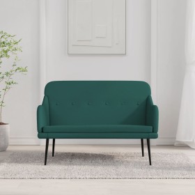 Banco de tela verde oscuro 110x76x80 cm en Bancos | Comprar online en Foru.es