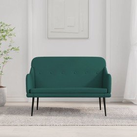 Banco de tela verde oscuro 110x76x80 cm en Bancos | Comprar online en Foru.es