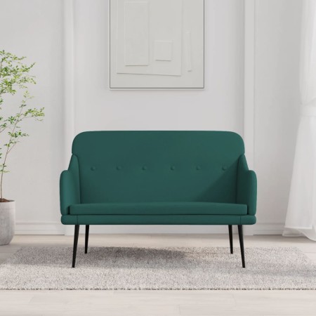 Banco de tela verde oscuro 110x76x80 cm en Bancos | Comprar online en Foru.es